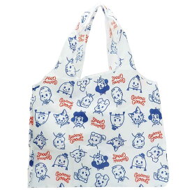 【最大1000円OFFクーポン！】オサムグッズ エコバッグ 折りたたみ ショッピングバッグ フェイス総柄 Osamu Goods ナカジマコーポレーション お買い物かばん キャラクター グッズ 通販 メール便可 シネマコレクション プレゼント 男の子 女の子 ギフト