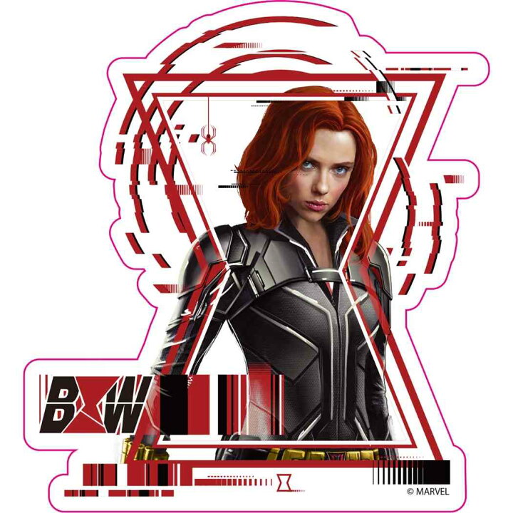 楽天市場 ブラックウィドウ ダイカット ステッカー ビッグ シール Aタイプ マーベル インロック コレクション雑貨 映画キャラクター グッズ メール便可 シネマコレクション キャラクターのシネマコレクション