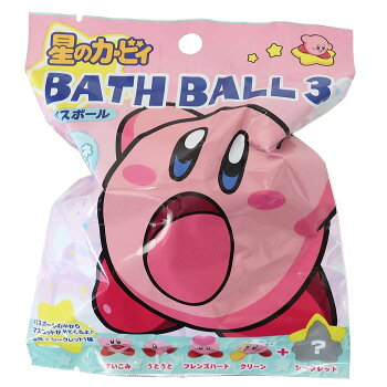 星のカービィ入浴剤マスコットが飛び出るバスボール3rdnintendoエスケイジャパン子供とお風呂キャラクターグッズシネマコレクション