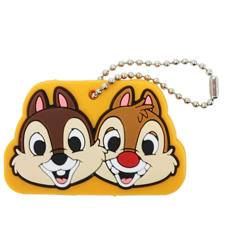 楽天市場 チップ デール キーカバー ラバー キーキャップ フェイス オレンジ ディズニー スモールプラネット プレゼント キャラクター グッズ メール便可 シネマコレクション キャラクターのシネマコレクション