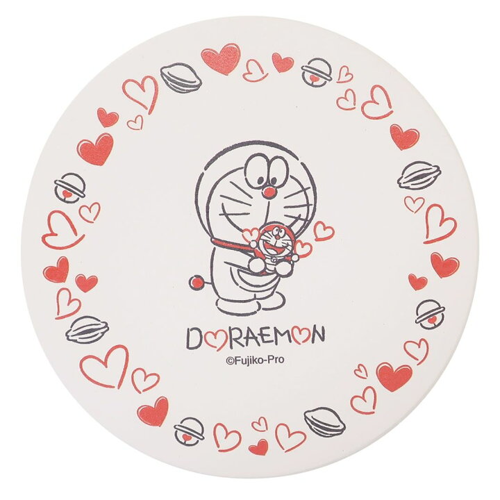 楽天市場 ドラえもん 吸水コースター 50周年記念 ハートコレクション テーブルウェア 金正陶器 かわいい アニメキャラクター グッズ メール便可 シネマコレクション キャラクターのシネマコレクション