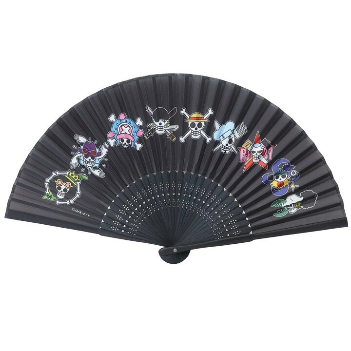 楽天市場 ワンピース キャラ 扇子 夏雑貨 海賊旗 One Piece スモールプラネット プレゼント キャラクター グッズ メール便可 シネマコレクション キャラクターのシネマコレクション