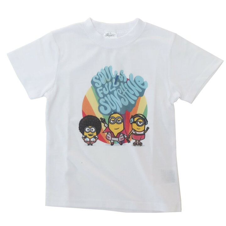 楽天市場 ミニオンズ 子供用 キャラクター Tシャツ キッズ T Shirts 70s ユニバーサル映画 スモールプラネット 半袖 プレゼント グッズ シネマコレクション キャラクターのシネマコレクション