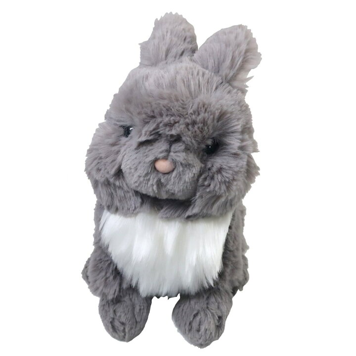 楽天市場 ぬいぐるみ うさぎ Lapinou ラピヌ ネザーランドドワーフ グレー プラッシュドール サンレモン ギフト雑貨 どうぶつ グッズ シネマコレクション キャラクターのシネマコレクション