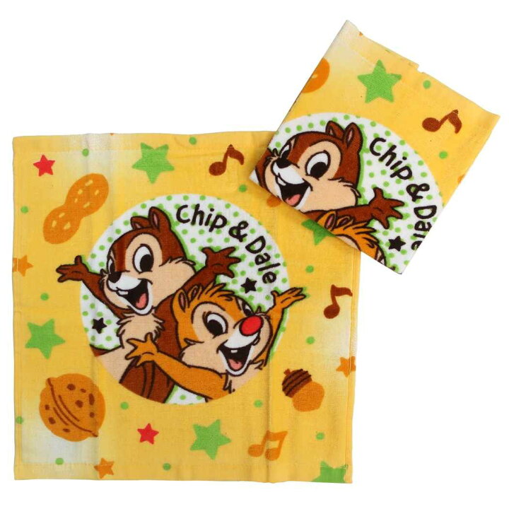楽天市場 ディズニー ハンドタオル プリント ウォッシュタオル 2枚セット キュア チップ デール 林タオル 生活雑貨 キャラクター グッズ メール便可 シネマコレクション キャラクターのシネマコレクション