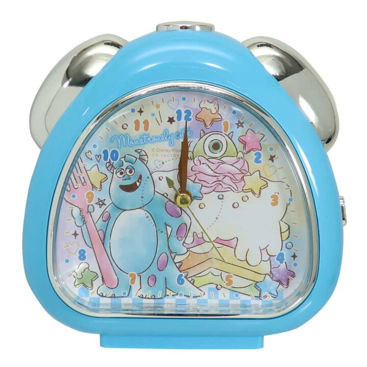 楽天市場 店内買い回りポイント最大10倍 モンスターズインク 目覚まし時計 おむすび アラームクロック カラフルドリーム ディズニー ティーズファクトリー 生活雑貨 キャラクター グッズ シネマコレクション キャラクターのシネマコレクション