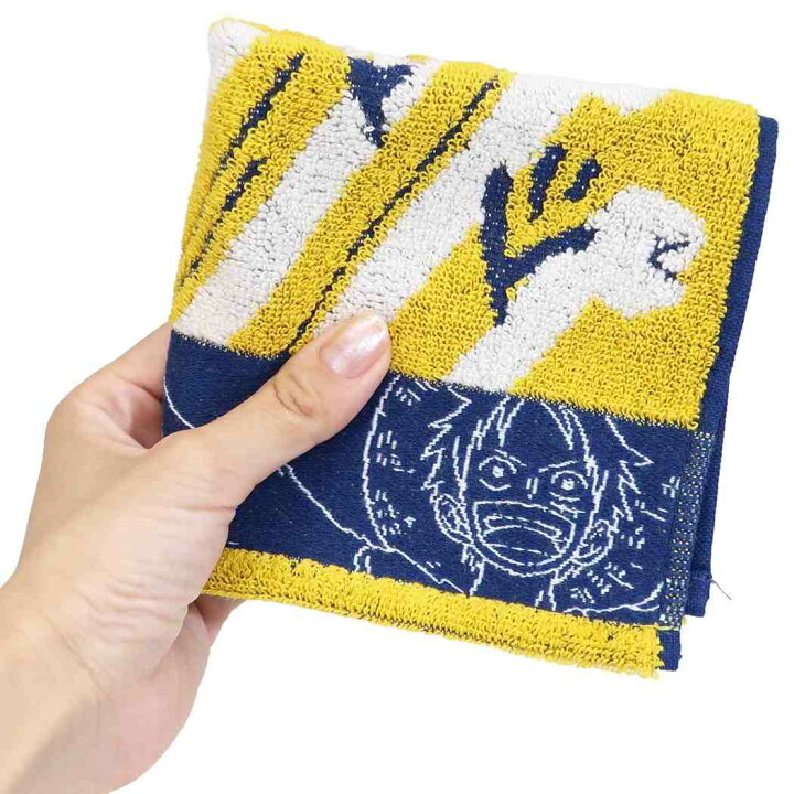 楽天市場 ワンピース ミニタオル ジャガード ハンカチタオル ルフィ ゴムゴムのガトリング One Piece 丸眞 プレゼント アニメキャラクター グッズ メール便可 シネマコレクション キャラクターのシネマコレクション