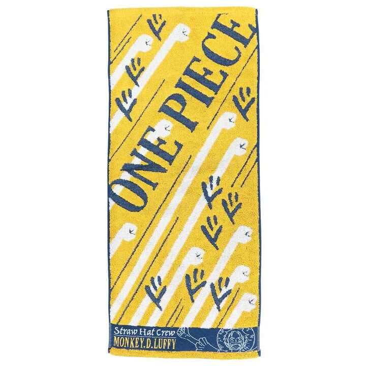楽天市場 ワンピース フェイスタオル ジャガード ロングタオル ルフィ ゴムゴムのガトリング One Piece 丸眞 プレゼント アニメキャラクター グッズ メール便可 シネマコレクション キャラクターのシネマコレクション