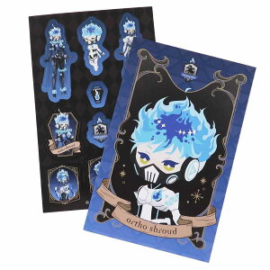 ツイステッドワンダーランド ポチ袋 オルトシュラウド シール付き ミニ 封筒 5枚セット ディズニー サンスター文具 金封 キャラクター グッズ メール便可 シネマコレクション プレゼント 男