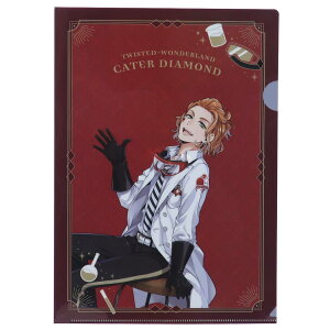 ツイステッドワンダーランド A4 シングル クリアファイル 実験着 ケイトダイヤモンド クリアフォルダー ディズニー サンスター文具 コレクション雑貨 キャラクター グッズ メール便可 シネ