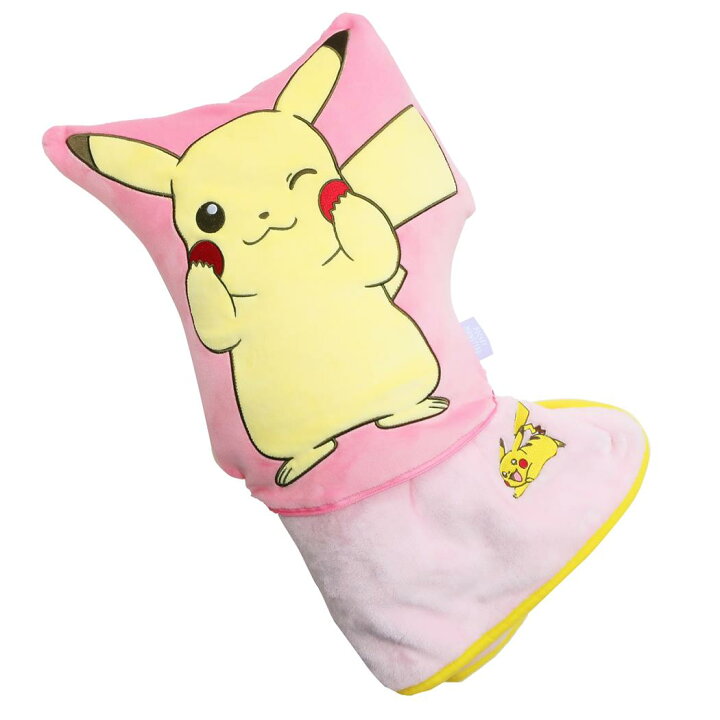 楽天市場 ポケモン ひざ掛け毛布 ブランケット In クッション ピカチュウpk ポケットモンスター スモールプラネット ウォーマー雑貨 キャラクター グッズ シネマコレクション キャラクターのシネマコレクション