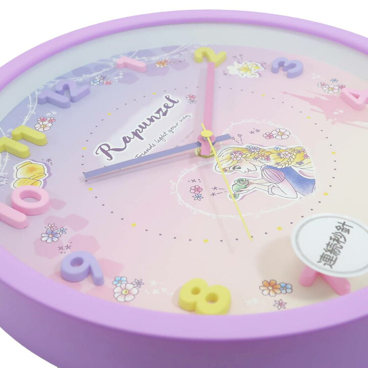 楽天市場 塔の上のラプンツェル 壁掛け時計 アイコン ウォールクロック 21ss ディズニープリンセス ティーズファクトリー 新生活準備雑貨 キャラクター グッズ シネマコレクション キャラクターのシネマコレクション