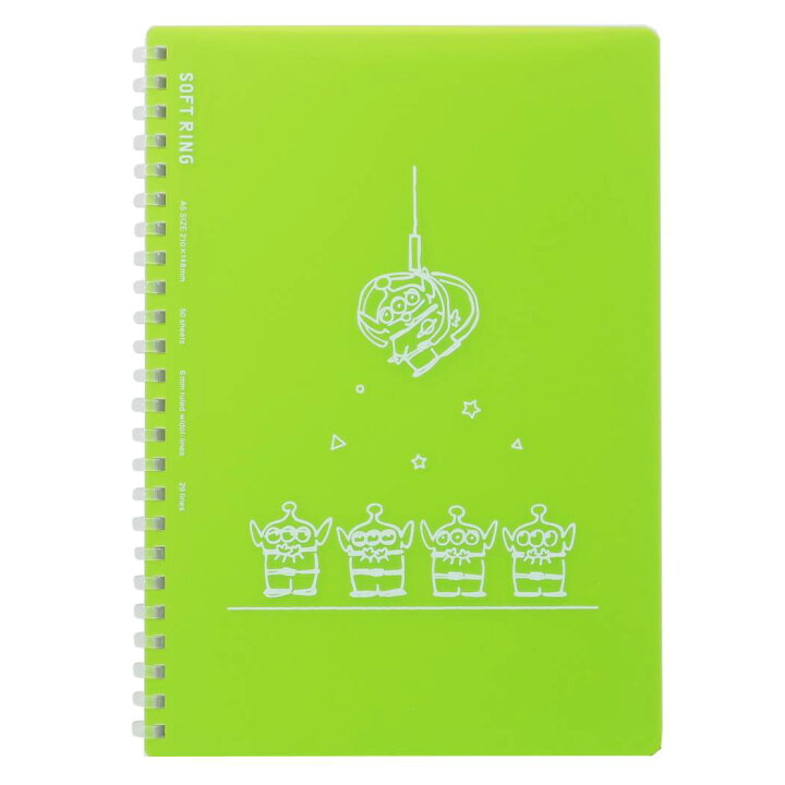 楽天市場 トイストーリー エイリアン リングノート A5 ソフト リングノート 21ss ディズニー サンスター文具 コクヨ キャラクター グッズ メール便可 シネマコレクション キャラクターのシネマコレクション