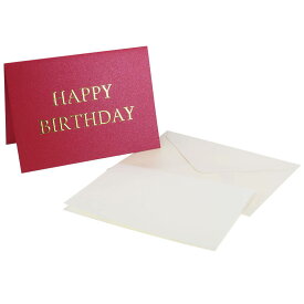 グリーティングカード シンプル バースデーカード HAPPY BIRTHDAY クローズピン 封筒付き 誕生日おめでとう グッズ メール便可 シネマコレクション ホワイトデー