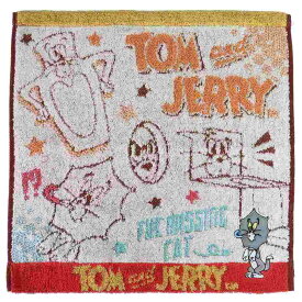 トムとジェリー ハンドタオル ジャガード キャリータオル ミステイクトム 丸眞 新生活準備雑貨 キャラクター グッズ メール便可 シネマコレクション プレゼント 男の子 女の子 ギフト