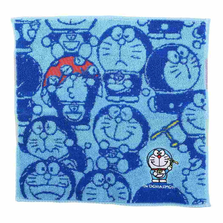 捧呈 ドラえもん グッズ ハンドタオル アニメキャラクター 抗菌防臭 ジャガード ウォッシュタオル カラーズブルー サンリオ shirvadstores Com