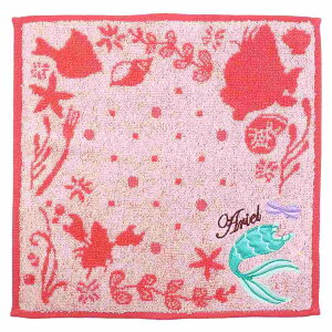 リトルマーメイド ミニタオル 抗菌防臭 ジャガード ハンカチタオル マーメイドドレス ディズニープリンセス 丸眞 プチギフト 女の子 保育園 幼稚園 小学生 キャラクター グッズ メール便可