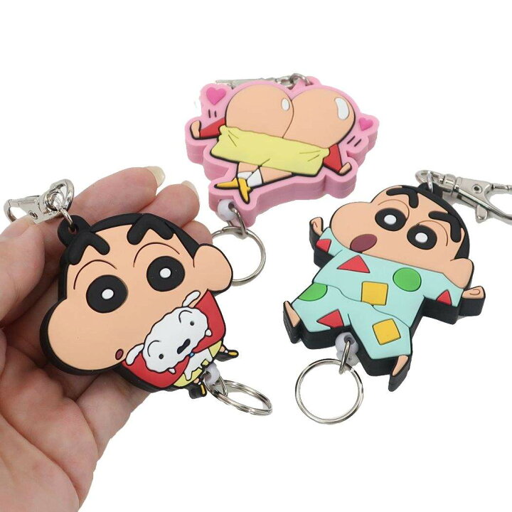 楽天市場 クレヨンしんちゃん ラバー リール キーホルダー キーリング しんちゃん シロ エスケイジャパン ギフト雑貨 鍵ホルダー アニメキャラクター グッズ メール便可 シネマコレクション キャラクターのシネマコレクション