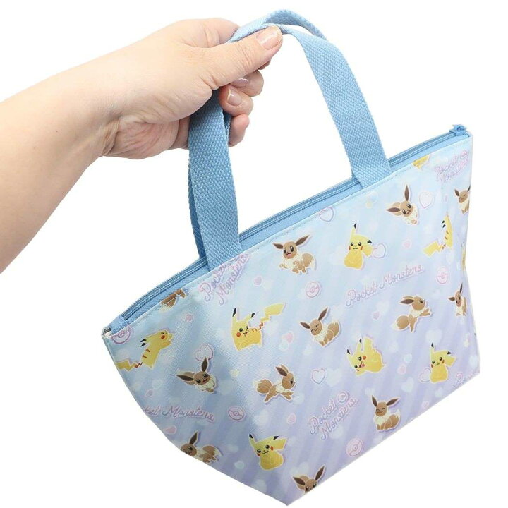 楽天市場】ポケモン 保冷 ランチバッグ クーラー ミニトート サックス 