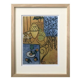 アンリ マティス インテリアパネル Henri Matisse Interior in Yellow and Blue 1946-NA 美工社 IHM-62136 壁掛け 額付き インテリア 取寄品 シネマコレクション