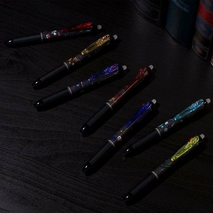 楽天市場 ツイステッドワンダーランド 黒 赤 青 消せる 3色ボールペン フリクション3スリム ボールペン ポムフィオーレ寮 ディズニー サンスター文具 Pilot キャラクター グッズ メール便可 シネマコレクション キャラクターのシネマコレクション