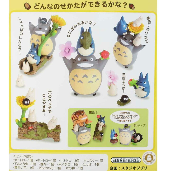 楽天市場 となりのトトロ バランスゲーム のせキャラ 草花とトトロ スタジオジブリ エンスカイ おもちゃ キャラクター グッズ シネマコレクション キャラクターのシネマコレクション