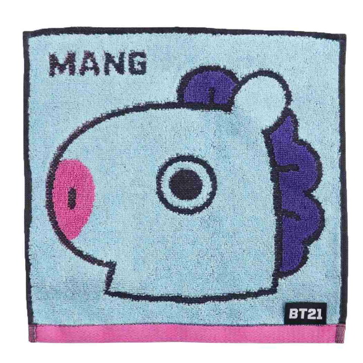 楽天市場 Bt21 ミニタオル 制菌 ジャガード ハンカチタオル Mang フェイス Line Friends 丸眞 プレゼント キャラクター かわいい メール便可 シネマコレクション キャラクターのシネマコレクション