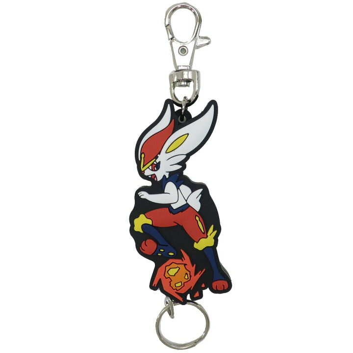 楽天市場 ポケモン ラバー リールキーホルダー 伸びるキーリング エースバーン ポケットモンスター エスケイジャパン 鍵ホルダー キャラクター グッズ メール便可 シネマコレクション キャラクターのシネマコレクション