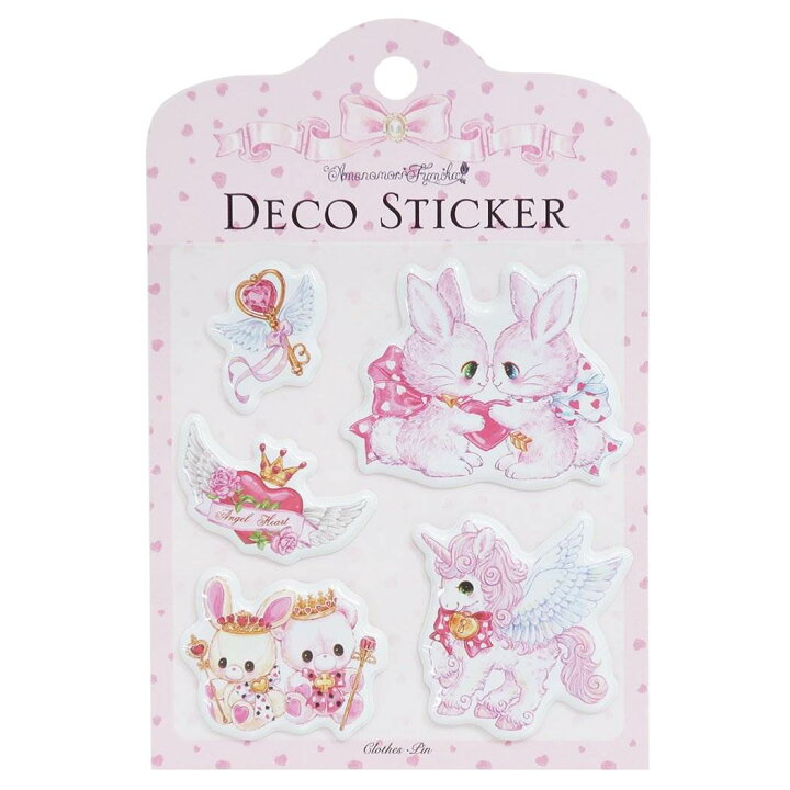 楽天市場 飴ノ森ふみか シールシート デコ ステッカー エンジェルハート クローズピン ゆめかわいい ガーリーイラスト グッズ メール便可 シネマコレクション キャラクターのシネマコレクション