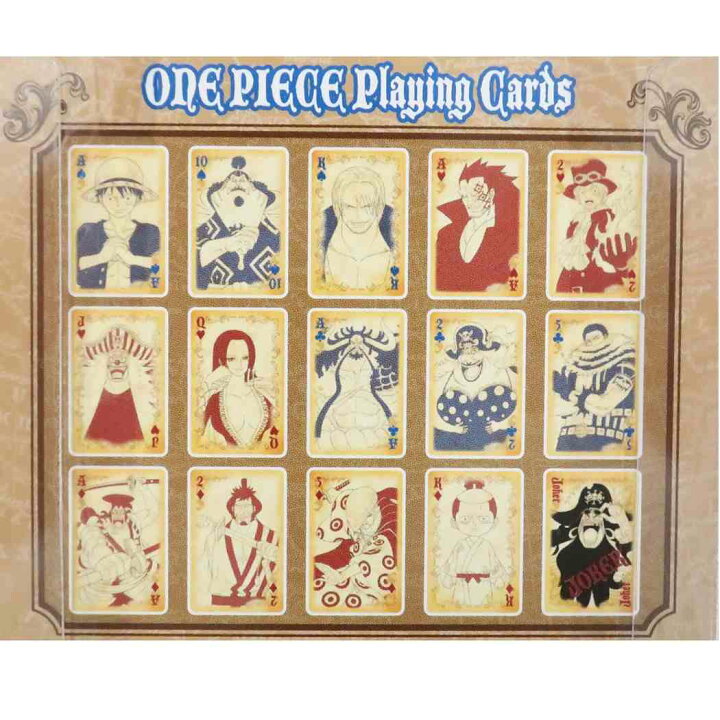 楽天市場 ワンピース One Piece トランプ カードゲーム 少年ジャンプ エンスカイ おもちゃ 室内遊び アニメキャラクター グッズ シネマコレクション キャラクターのシネマコレクション
