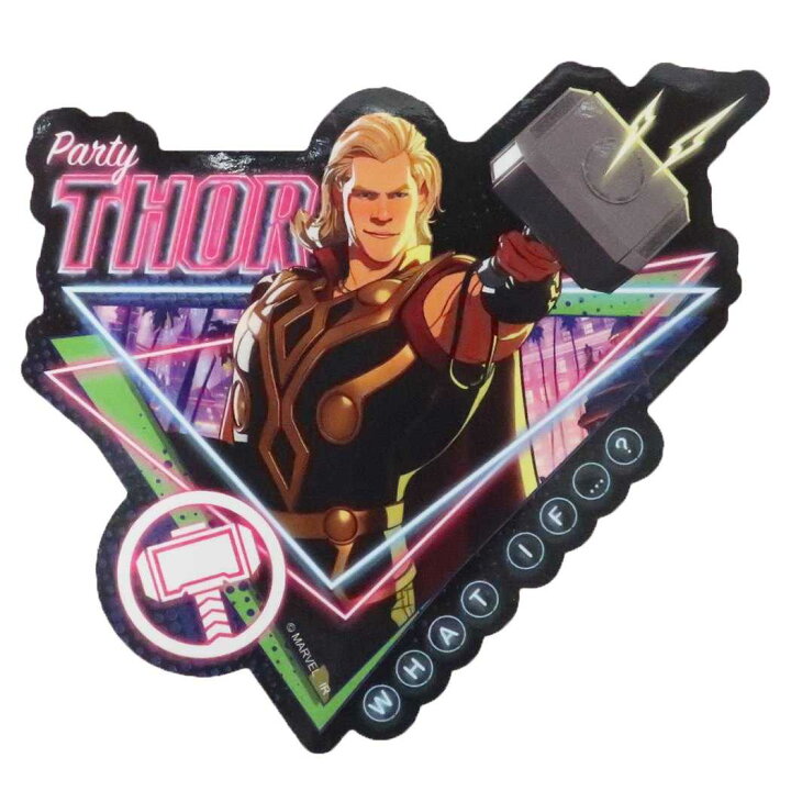 楽天市場 What If ホワットイフ ダイカット ステッカー ビッグ シール E ソー Party Thor マーベル Marvel インロック コレクション雑貨 アニメキャラクター グッズ メール便可 Marvelcorner キャラクターのシネマコレクション