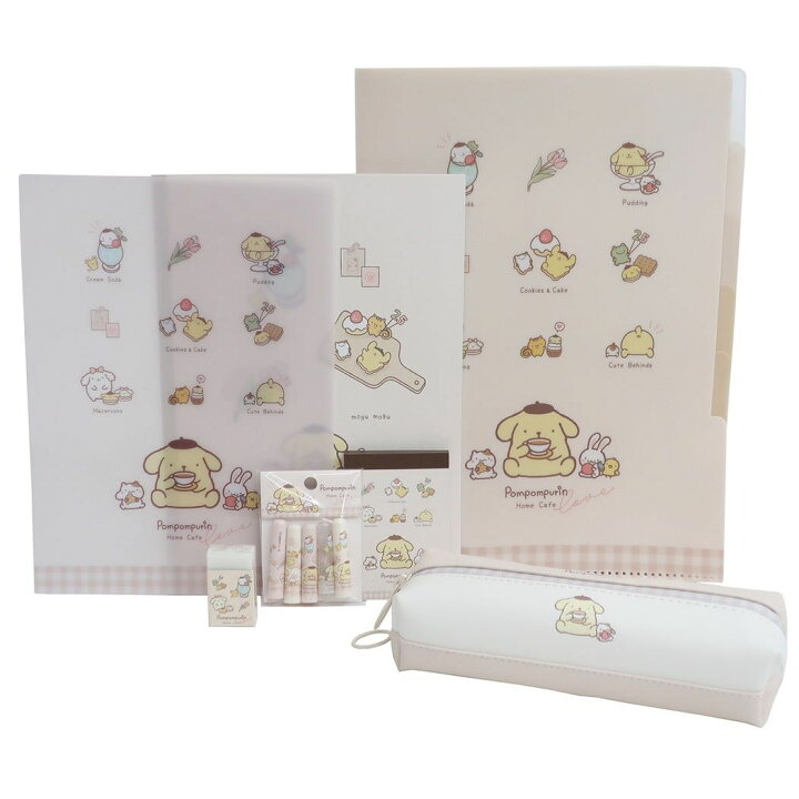 楽天市場】ポムポムプリン 文房具セット 7点文具セット プレゼント 