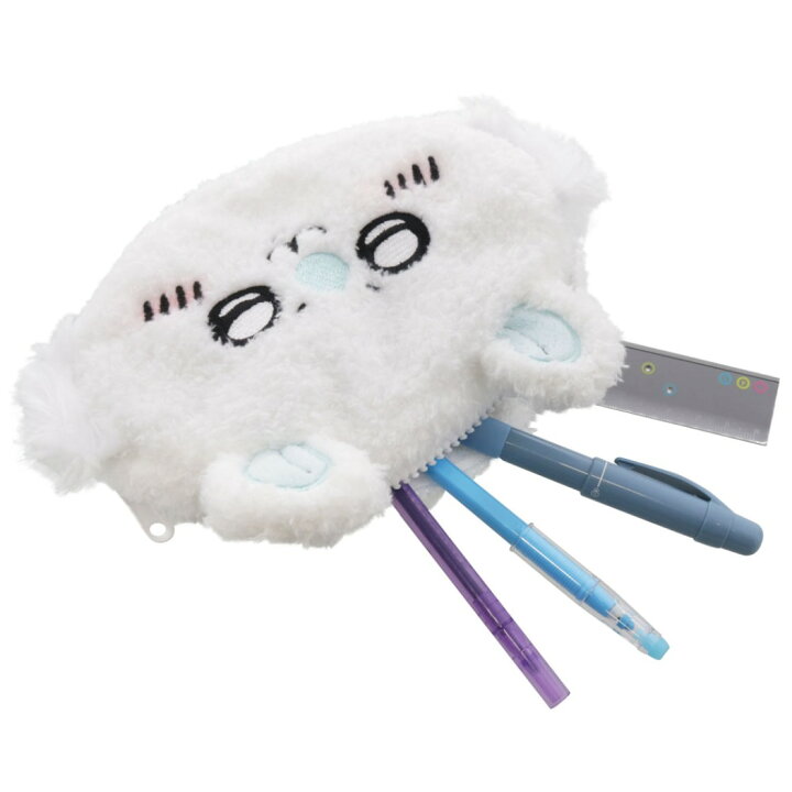 楽天市場 ちいかわ 筆箱 リバーシブル ぬいぐるみペンケース ちいかわ モモンガ サンスター文具 ペンポーチ 新学期準備文具 かわいい 小学生 中学生 高校生 かわいい キャラクター グッズ シネマコレクション キャラクターのシネマコレクション