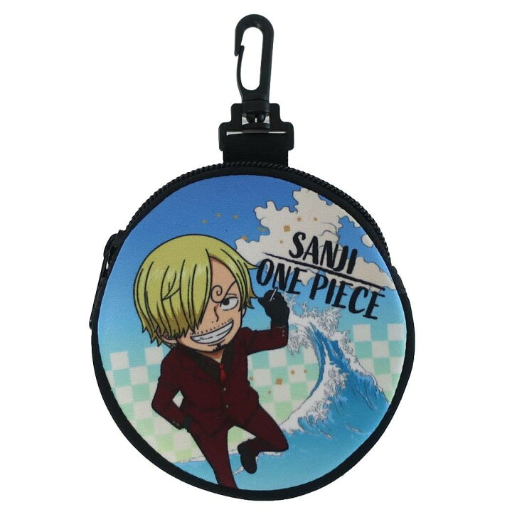 楽天市場 ワンピース One Piece ミニポーチ 丸型 カラビナ付き ポーチ サンジ 少年ジャンプ ケイカンパニー プレゼント アニメキャラクター グッズ メール便可 シネマコレクション キャラクターのシネマコレクション