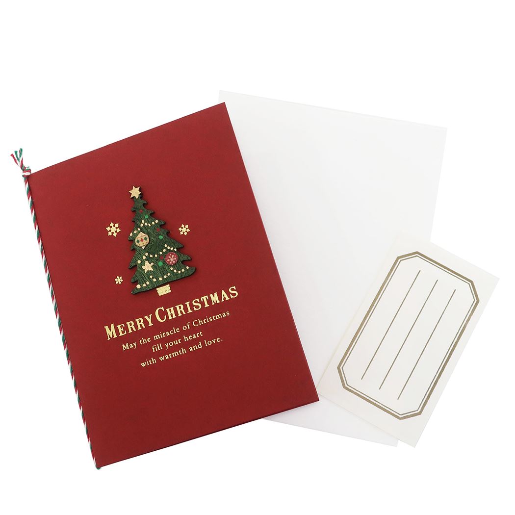 封筒付き クリスマスカード グリーティングカードの人気商品・通販 