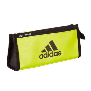 アディダス adidas 筆箱 ソフト ペンケース エナメルx布 Wチャックタイプ AI04 新入学 三菱鉛筆 ペンポーチ 新学期準備文具 小学生 中学生 高校生 男の子 スポーツブランド グッズ シネマコレク