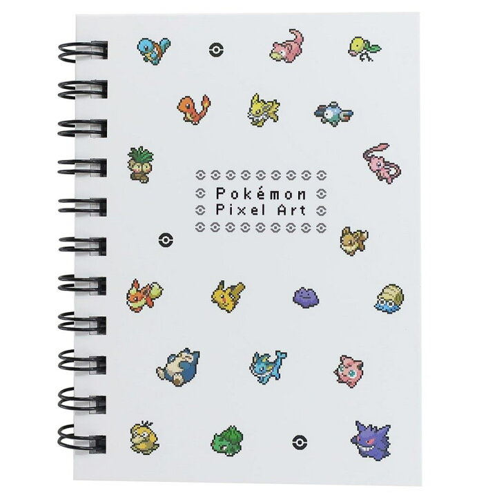 楽天市場 ポケモン リングノート A6 W リングノート ピクセルアート ポケットモンスター カミオジャパン 新学期準備文具 小学生 中学生 高校生 キャラクター グッズ メール便可 シネマコレクション キャラクターのシネマコレクション