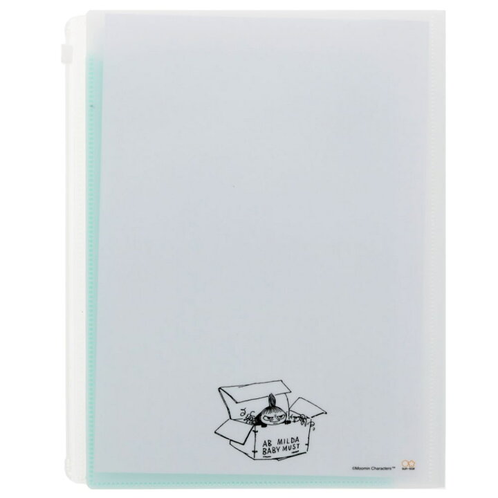 楽天市場 ムーミン ファイル ジップファスナー付 6ポケット クリアファイル 地図 北欧 サンスター文具 新学期準備文具 小学生 中学生 高校生 キャラクター グッズ シネマコレクション キャラクターのシネマコレクション