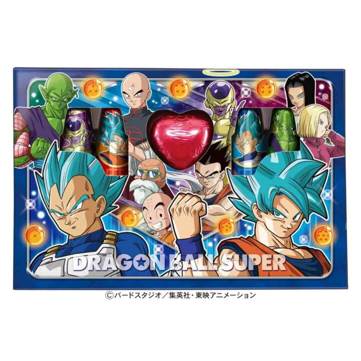 楽天市場 ドラゴンボール超 お菓子 チョコレート チョコレートミニギフト バレンタイン 少年ジャンプ ハート 義理チョコ 友チョコ 自分チョコ アニメキャラクター グッズ シネマコレクション 軽減税率 キャラクターのシネマコレクション