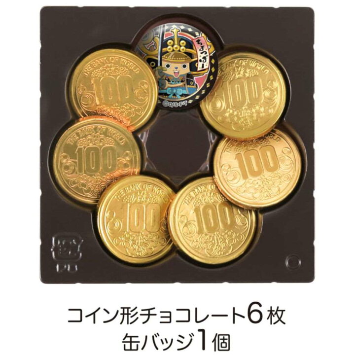 楽天市場 ワンピース お菓子 チョコレート 缶バッジ コインチョコギフト バレンタイン One Piece 少年ジャンプ ハート 義理チョコ 友チョコ 自分チョコ アニメキャラクター グッズ シネマコレクション キャラクターのシネマコレクション