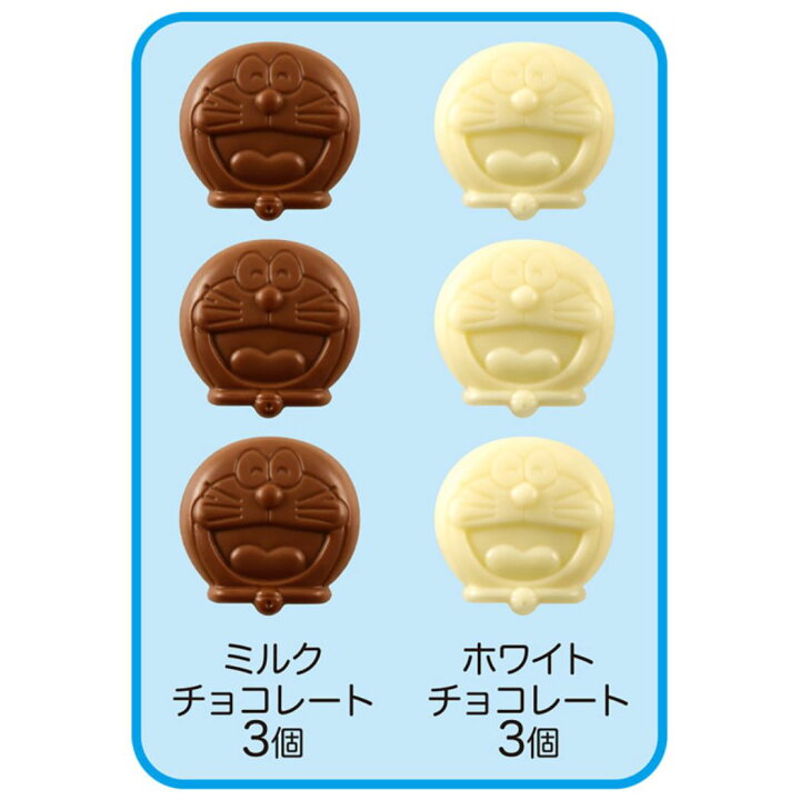 楽天市場 ドラえもん お菓子 チョコレート フェイスチョコ6個セット バレンタイン 藤子f不二雄 ハート 義理チョコ 友チョコ 自分チョコ アニメ キャラクター グッズ シネマコレクション 軽減税率 キャラクターのシネマコレクション