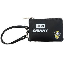 BT21 定期入れ ＆ 小銭入れ パスケース付き コインケース CHIMMY LINE FRIENDS 森本本店 ICカードケース キャラクター 商品 メール便可 シネマコレクション プレゼント 男の子 女の子 ギフト