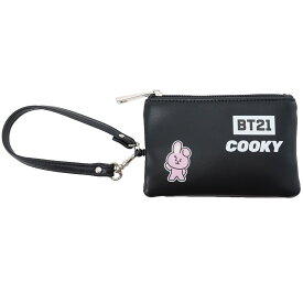 BT21 定期入れ ＆ 小銭入れ パスケース付き コインケース COOKY LINE FRIENDS 森本本店 ICカードケース キャラクター 商品 メール便可 シネマコレクション プレゼント 男の子 女の子 ギフト