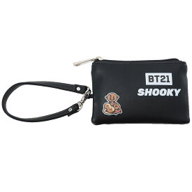 BT21 定期入れ ＆ 小銭入れ パスケース付き コインケース SHOOKY LINE FRIENDS 森本本店 ICカードケース キャラクター 商品 メール便可 シネマコレクション プレゼント 男の子 女の子 ギフト