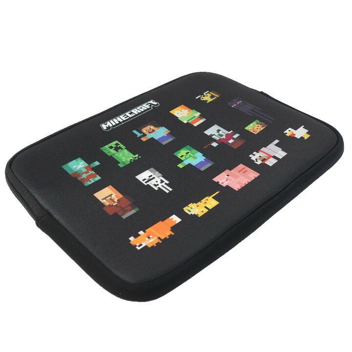 楽天市場 マインクラフト Minecraft タブレットパソコンケース 11インチガジェットソフトポーチ 集合 マイクラ ケイカンパニー B5サイズ対応 ゲームキャラクター グッズ シネマコレクション キャラクターのシネマコレクション
