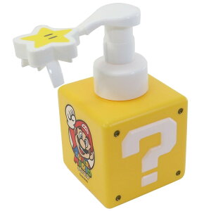 スーパーマリオ ソープボトル 泡タイプ ソープディスペンサー サンアート 500ml おもしろ雑貨 プレゼント キャラクター グッズ シネマコレクション 男の子 女の子 ギフト