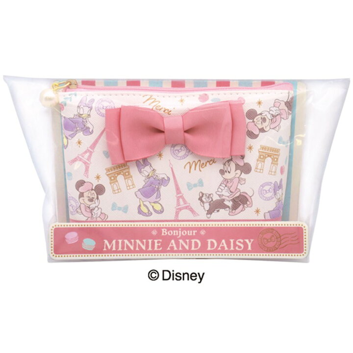 楽天市場 ミニーマウス デイジーダック ホワイトデー お菓子 ポーチギフト ビスケット入り ディズニー ハート バレンタイン お返し キャラクター グッズ シネマコレクション キャラクターのシネマコレクション