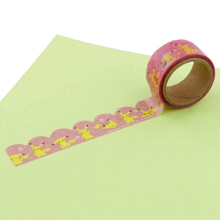 ポケモン ポケットモンスター mm Days Poke キャラクター ダイカット ピカチュウ ピンク マスキングテープ マステ 安心の実績 高価 買取 強化中 キャラクター