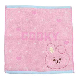 BT21 ミニタオル ジャガード ハンカチタオル キュート COOKY LINE FRIENDS 丸眞 汗拭きタオル キャラクター メール便可 シネマコレクション