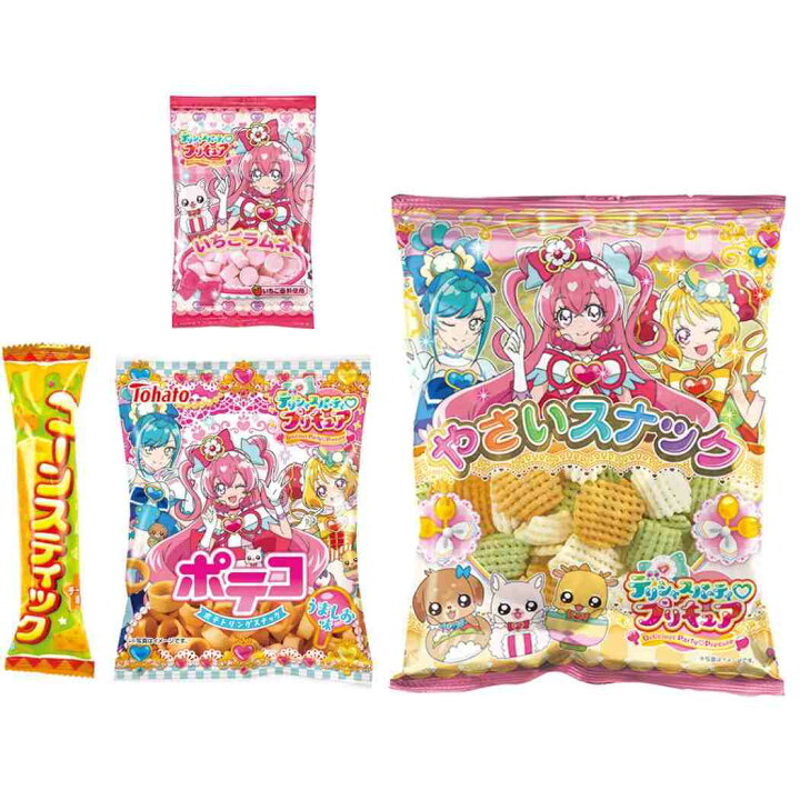 楽天市場 デリシャスパーティプリキュア こどもの日 お菓子 ナップサック袋inお菓子詰め合わせ ハート プレゼント キッズ 子ども 保育園 幼稚園 小学生 女の子 アニメキャラクター グッズ シネマコレクション キャラクターのシネマコレクション